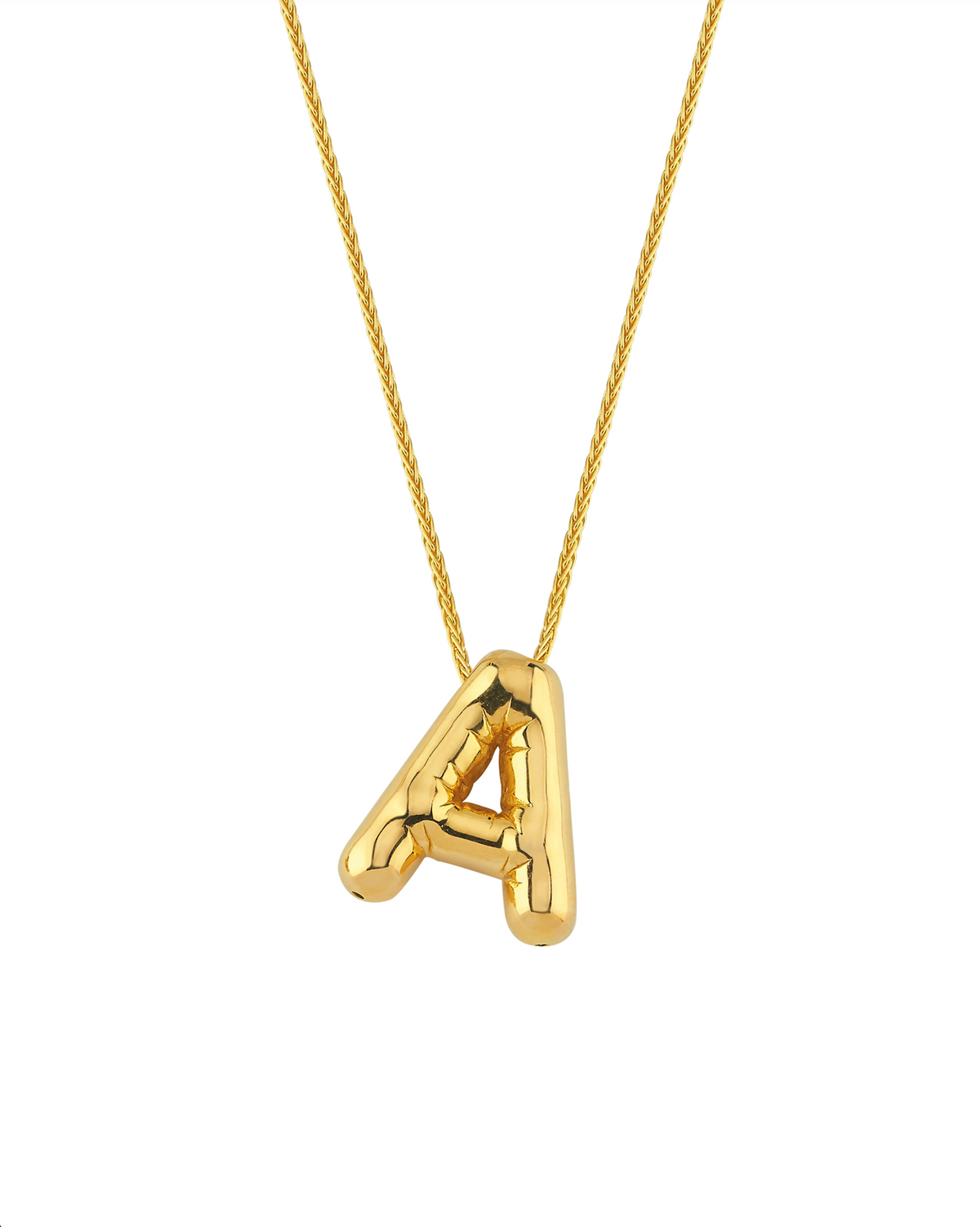 Maison Irem On Fire Letter Necklace