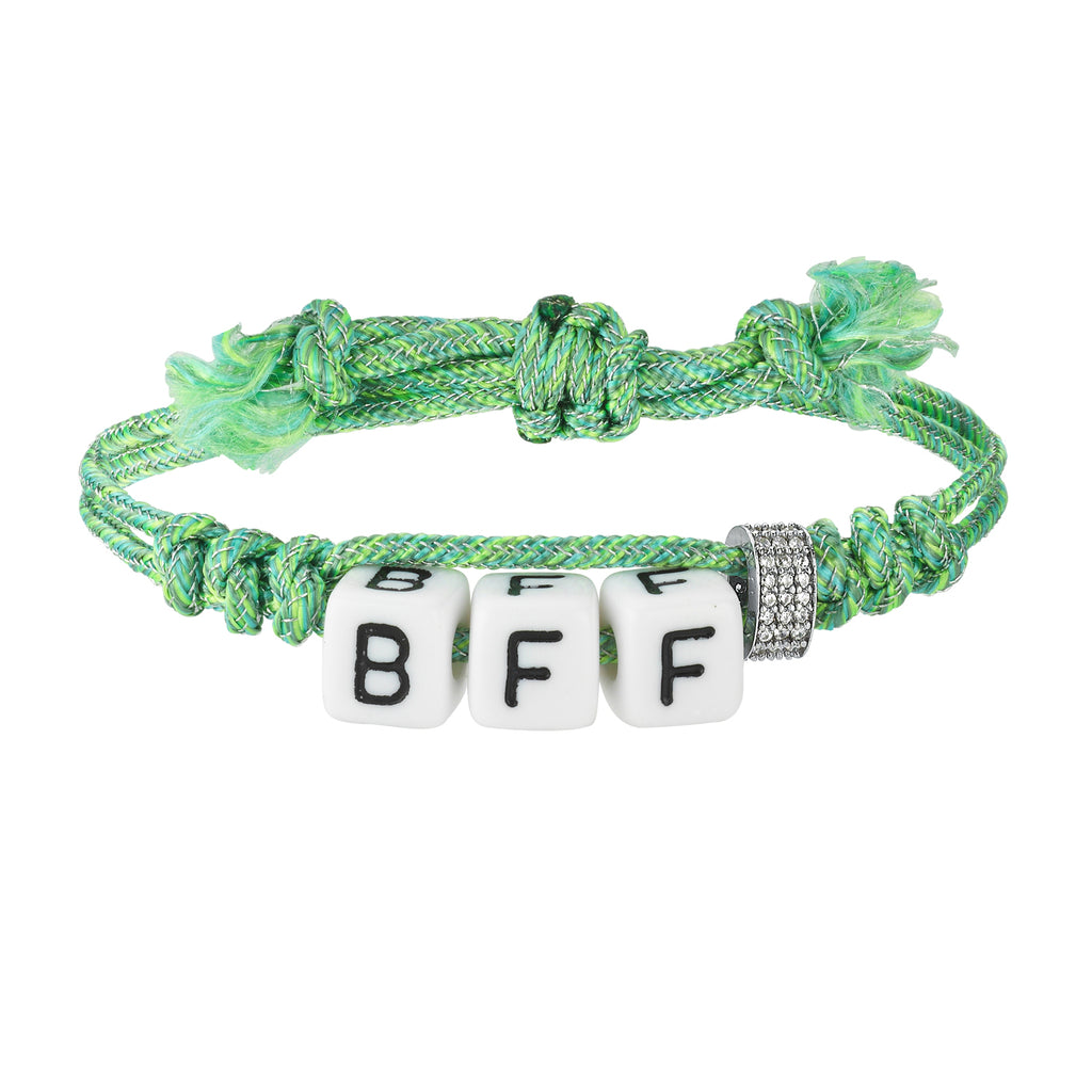 Maisonirem Bracelet  Green BFF One bead silver Bracelets Green