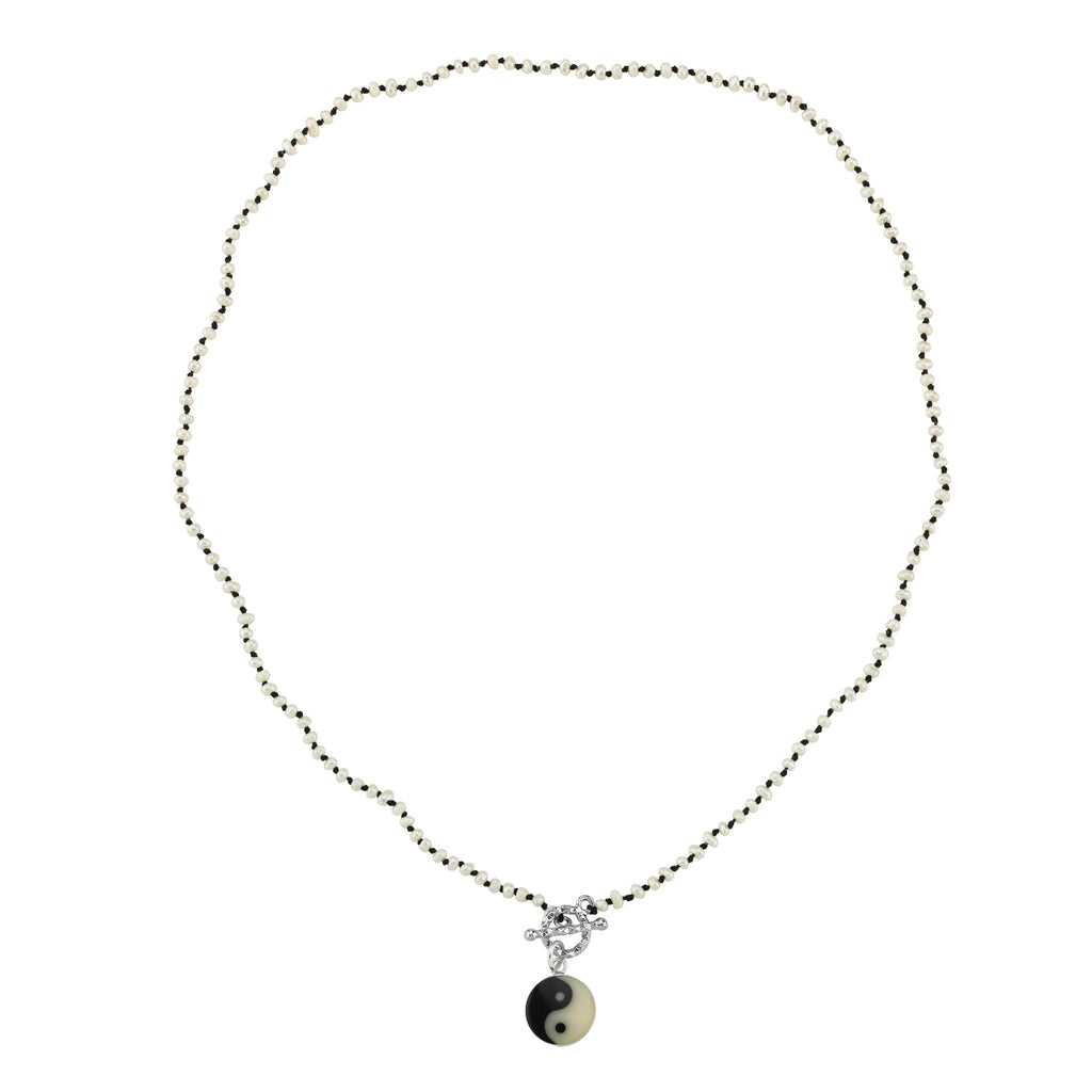Maisonirem Necklace Pearl Yin yang Necklaces