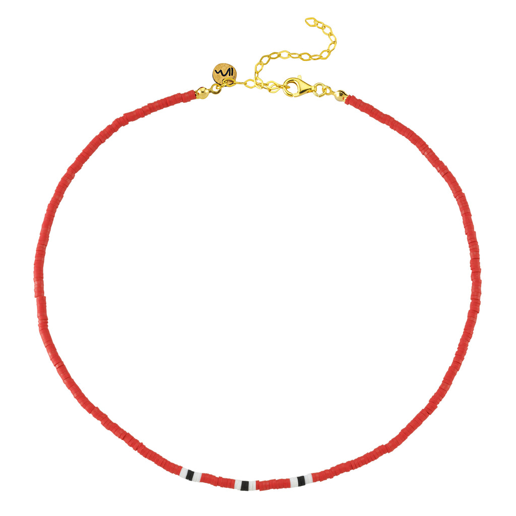 Maisonirem Necklace Surfer Pupa Necklaces Red