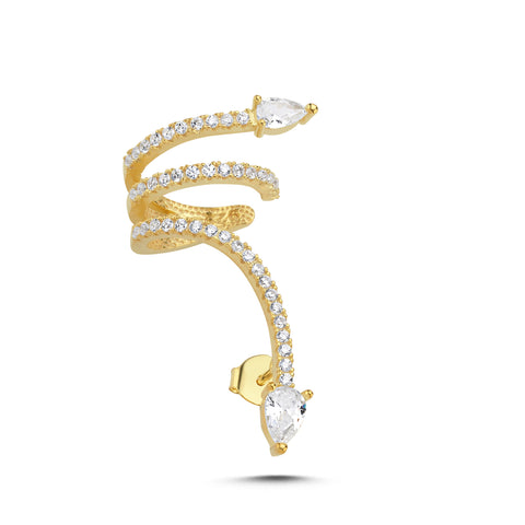 新品　EDDERA　Viper Cuff　18k gold 新品 EDDERA Viper Cuff 18k gold