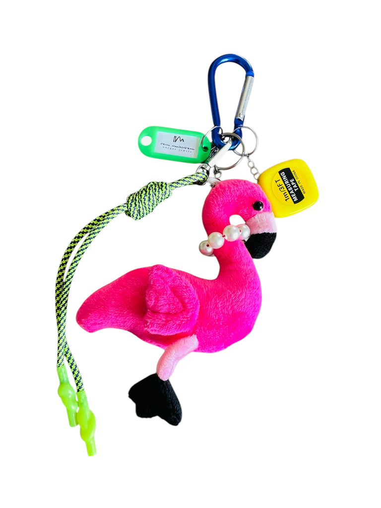 Maisonirem Flamingo love Bag Charms