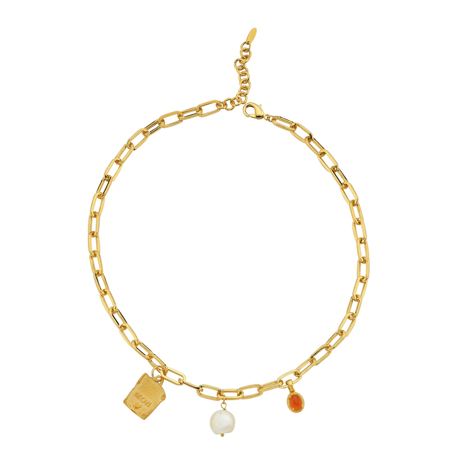 マイアミ発♪ ◆eliou◆LAILA NECKLACE Eliou Laila Necklace in Gold Plated | REVOLVE