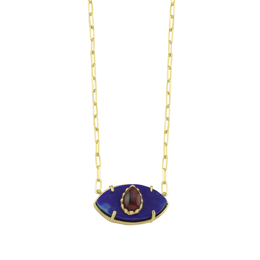 Maisonirem Necklace All eyes on me  Blue