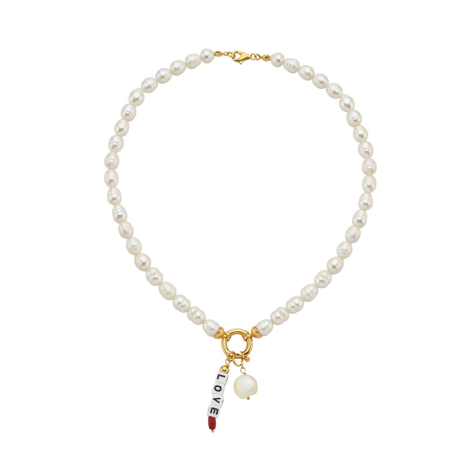 Necklace Pearl Freja | MAISONIREM