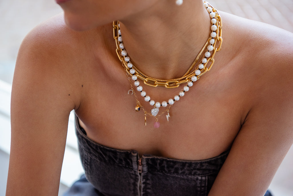Maisonirem Necklace Pearl Shine on Necklaces