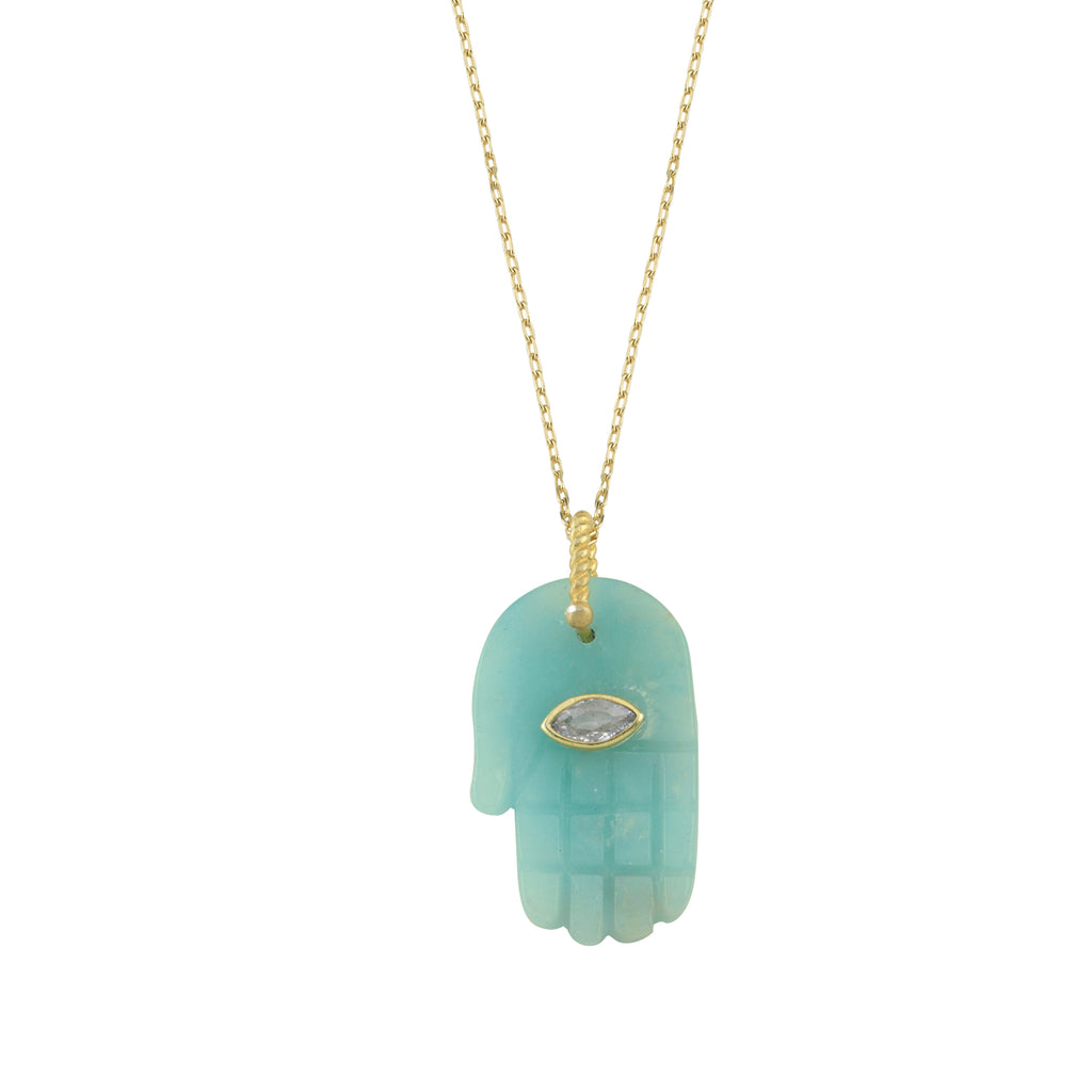 Maisonirem Necklace Stone Hamza Necklaces