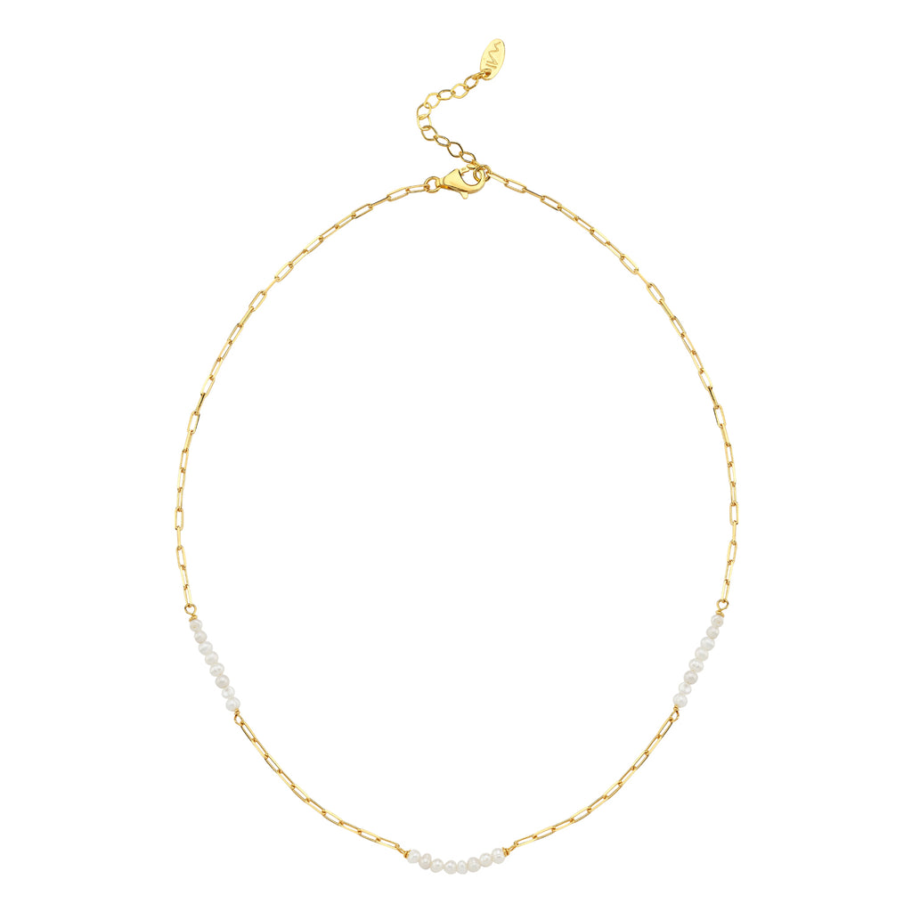 Maisonirem Necklace Story Pearl Necklaces Gold