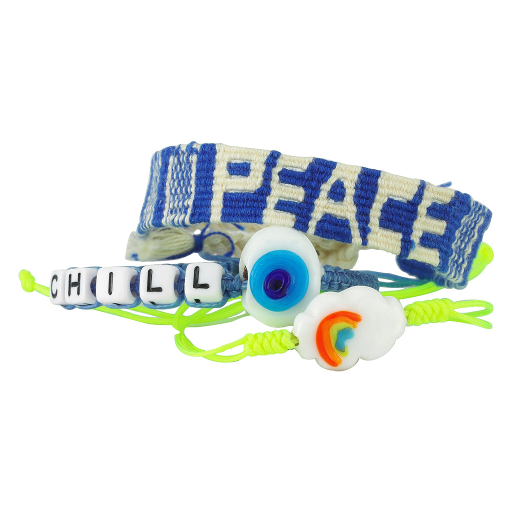 Maisonirem Set Peace Chill Bracelets