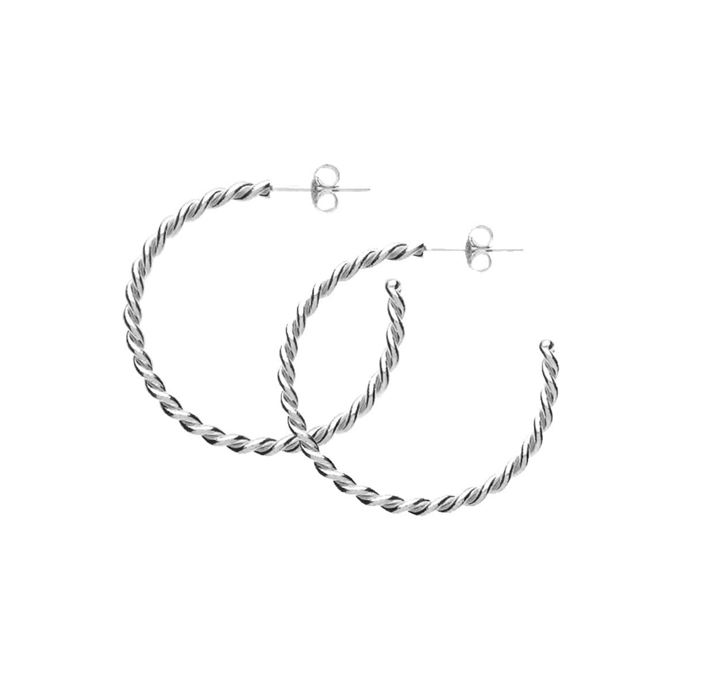 Maisonirem Twisted Hoop Big Earrings