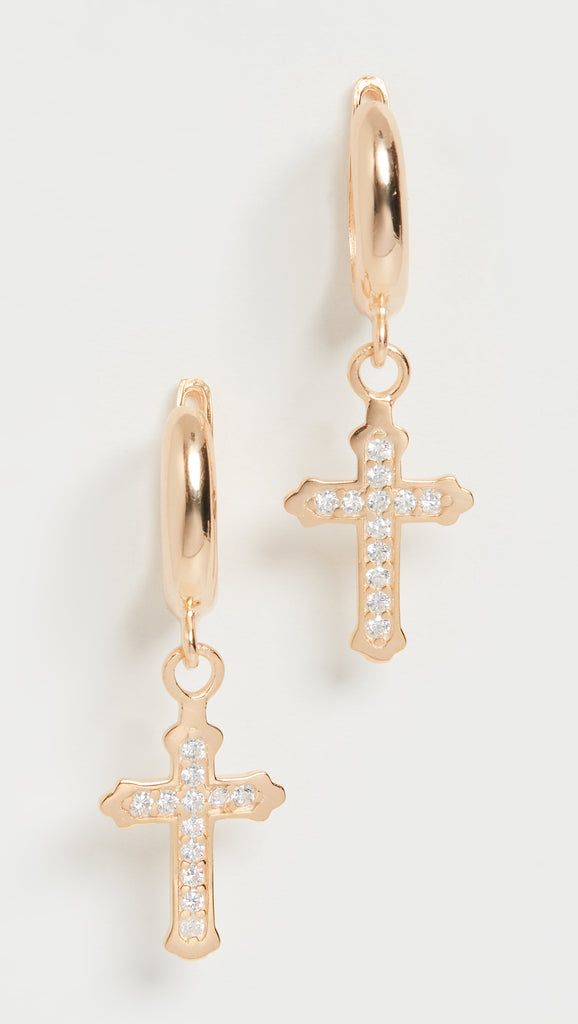 Maisonirem Earring Cross Earrings Gold