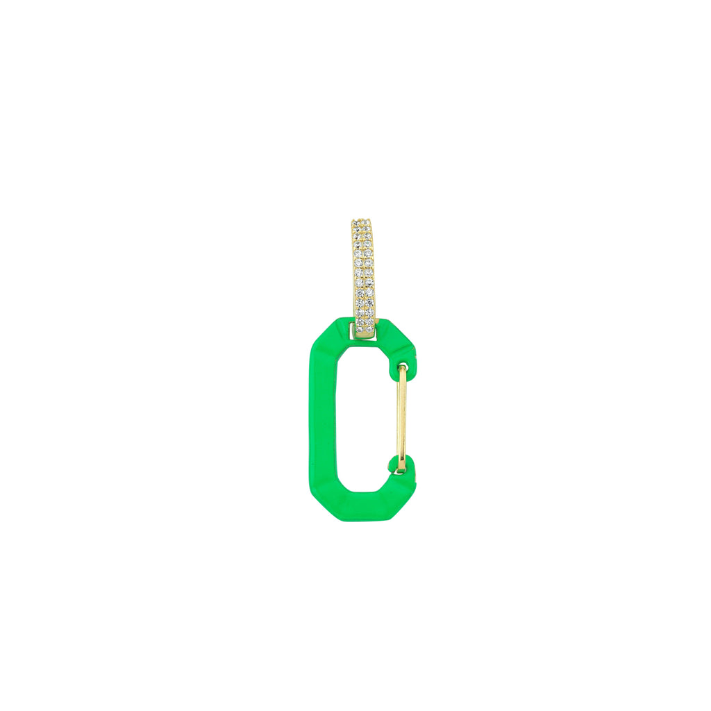 Maisonirem Earring Neon Clip Earrings neon green