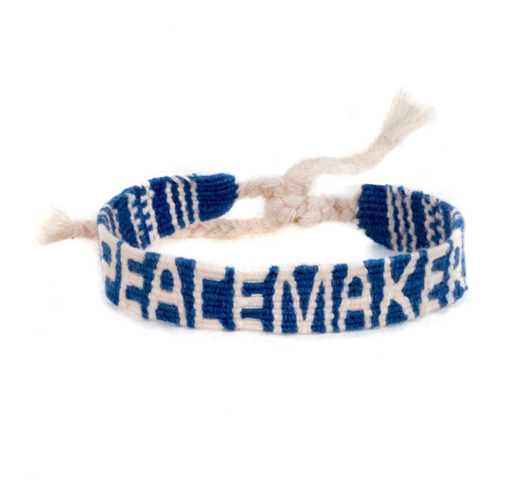 Maisonirem Message bracelet Bracelets BLUE PEACEMAKER