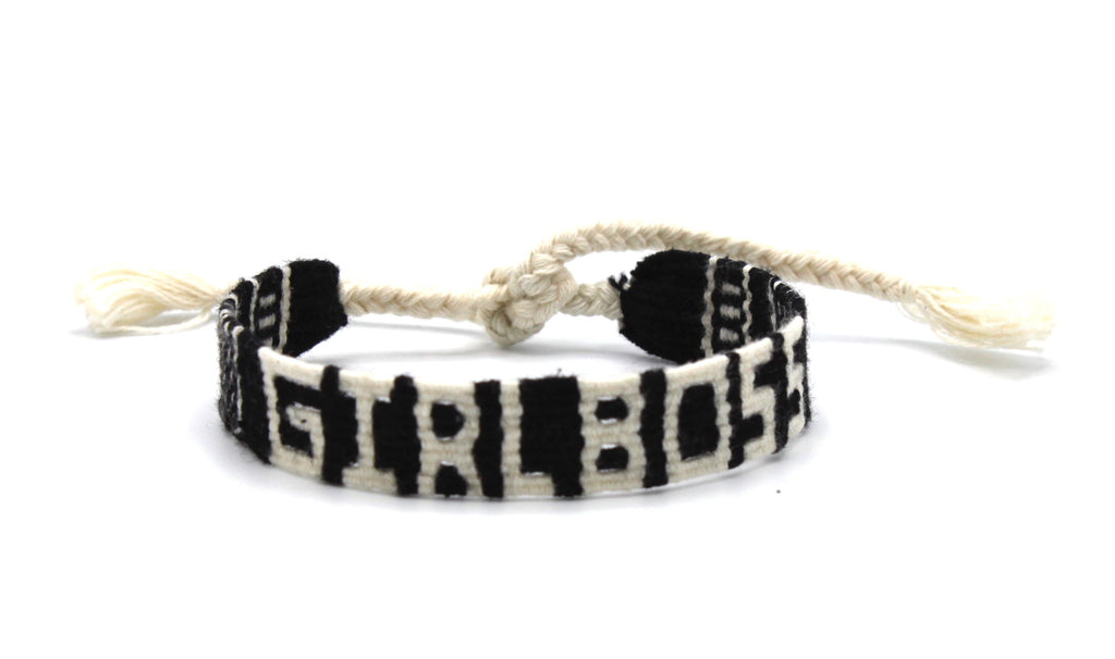 Maisonirem Message bracelet Bracelets Black GIRLBOSS