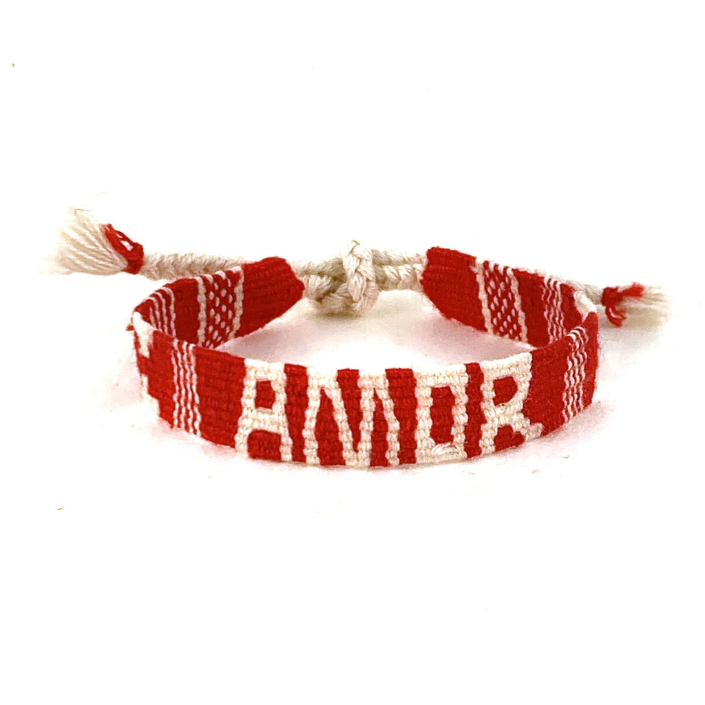 Maisonirem Message bracelet Bracelets Red AMORE
