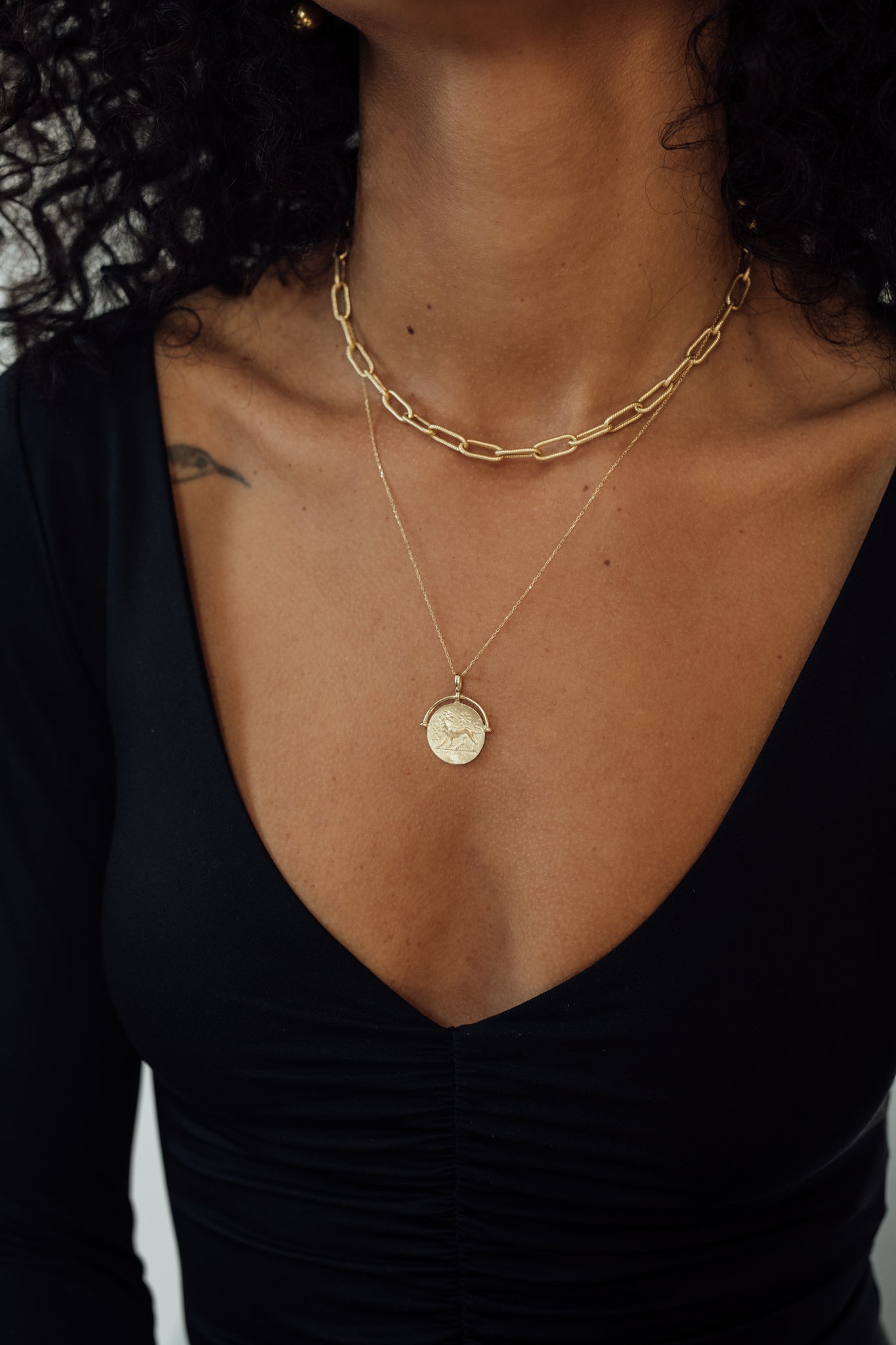Necklace Coin Leon | MAISONIREM